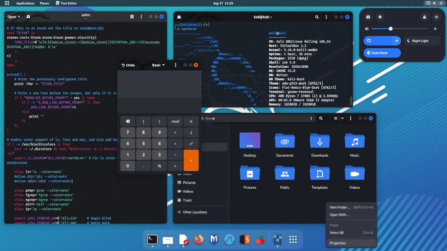 Kali Linux — 截圖 1