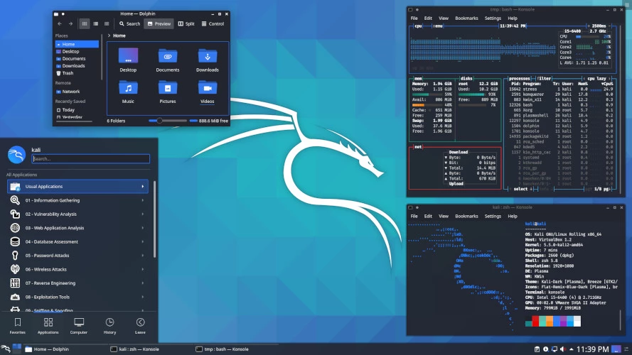 Kali Linux — 截圖 2