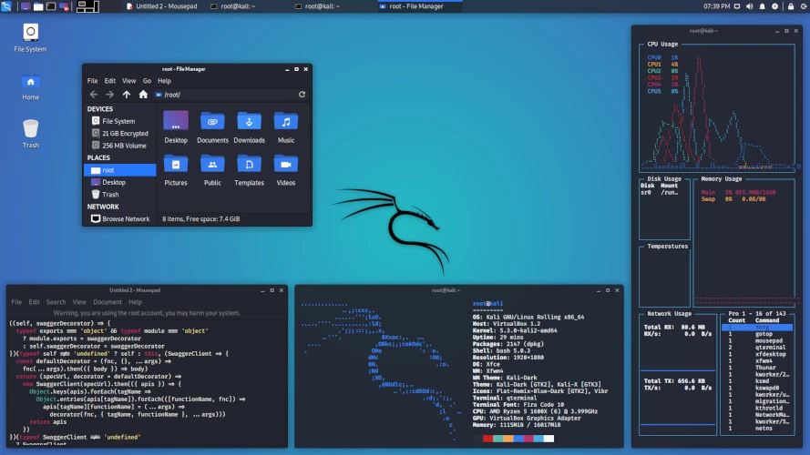 Kali Linux — 截圖 3